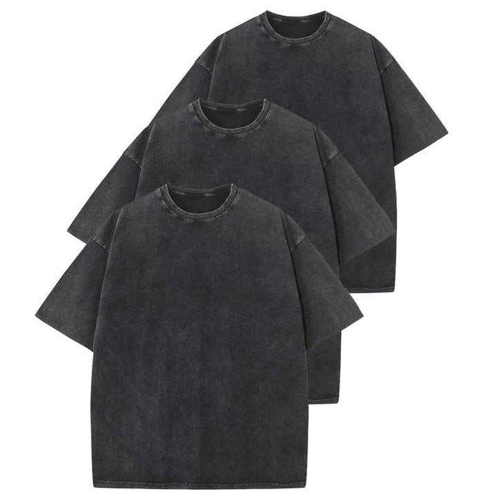 HOLLIE™ - Casual Crew Neck Loose Fit T-Shirt (3-Pack)