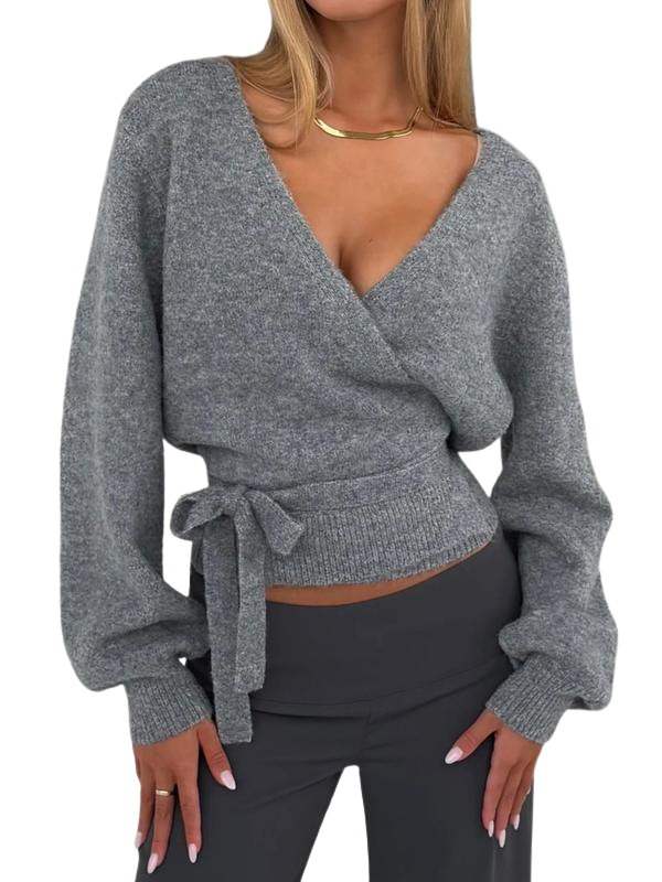 INGRID™ – Women’s V-Neck Knit Cardigan Long Sleeve Fall & Winter Sweater
