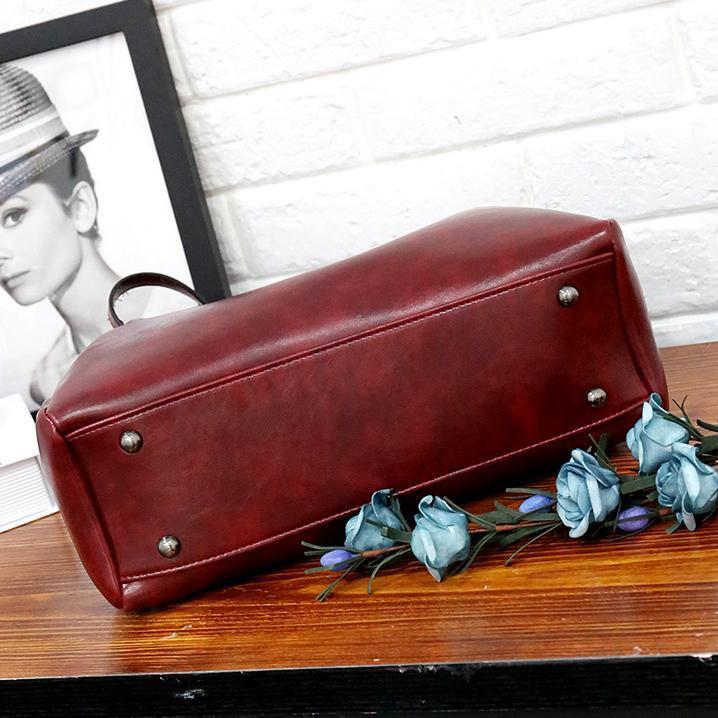 Riley - Vintage Soft 4-Piece Leather Bag Set