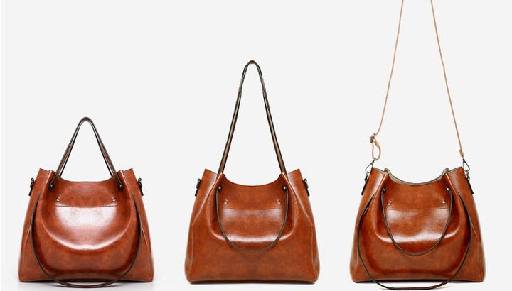Riley - Vintage Soft 4-Piece Leather Bag Set