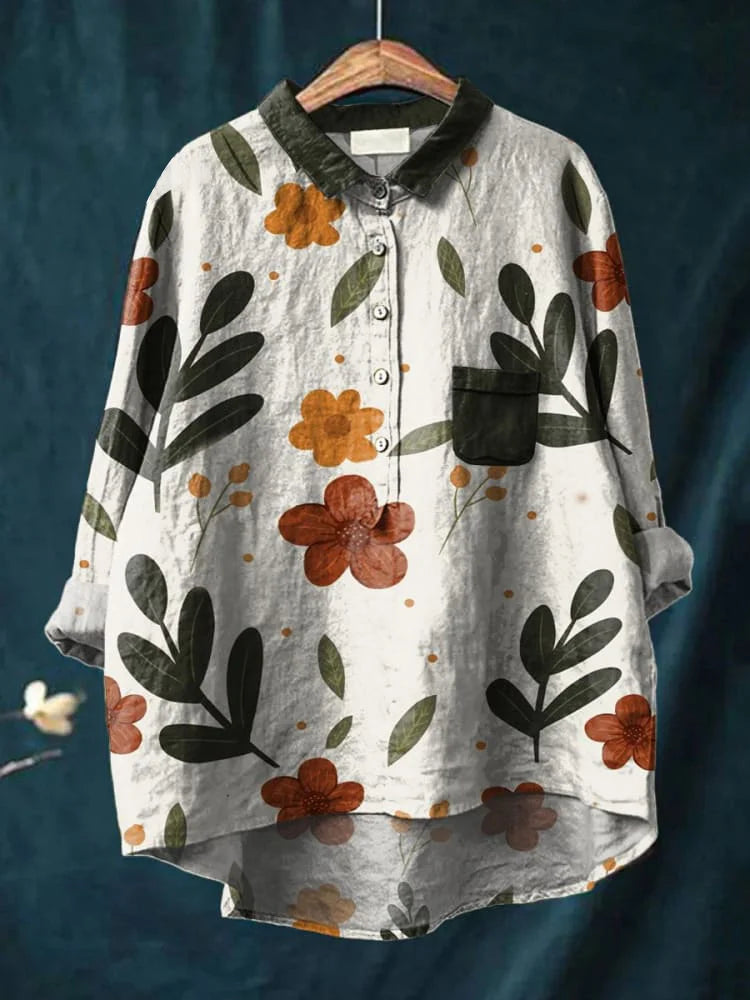 ELEANOR™ - Elegant Plant Art Shirt