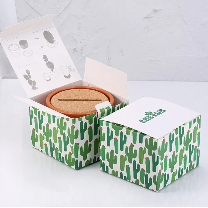 Cactus Coaster Plant Set