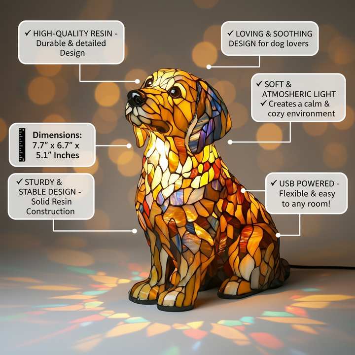 Lily the Spiritual Golden Retriever Figurine