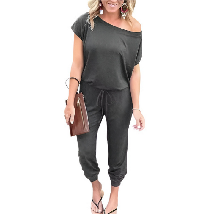 ADELFA™ – Effortless Off-Shoulder Summer Lounge Romper