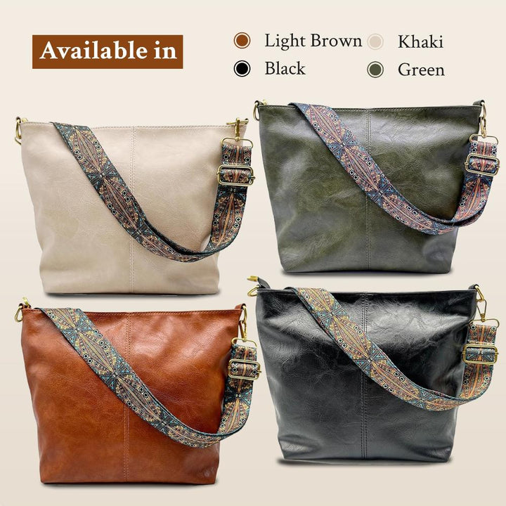 Linda - Vintage Charm Leather Shoulder Bag