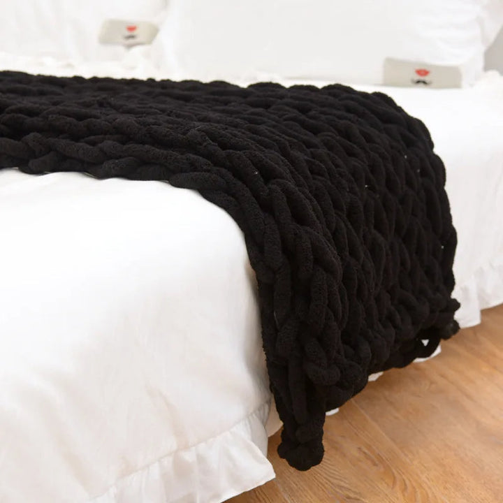 Knot & Nest Chenille Throw Blanket