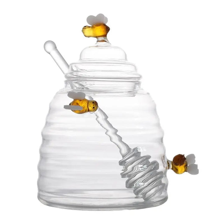 Beehive Glass Honey Jar