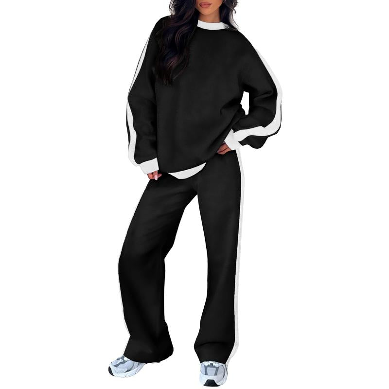 SANDI™ - Comfortable 2-Piece Lounge Set Sweatshirt & Straight Leg Pants