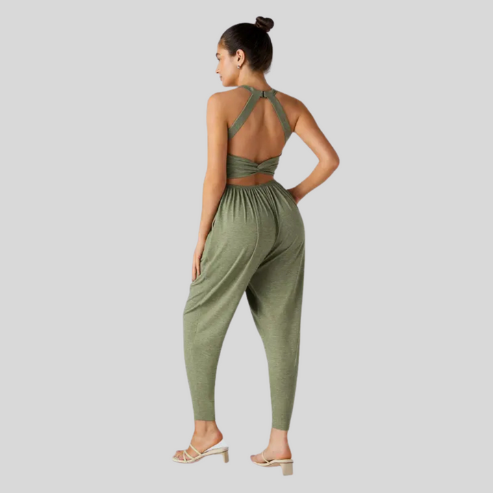 DAYEA™ – Comfy Backless U-Neck Lounge Jumpsuit