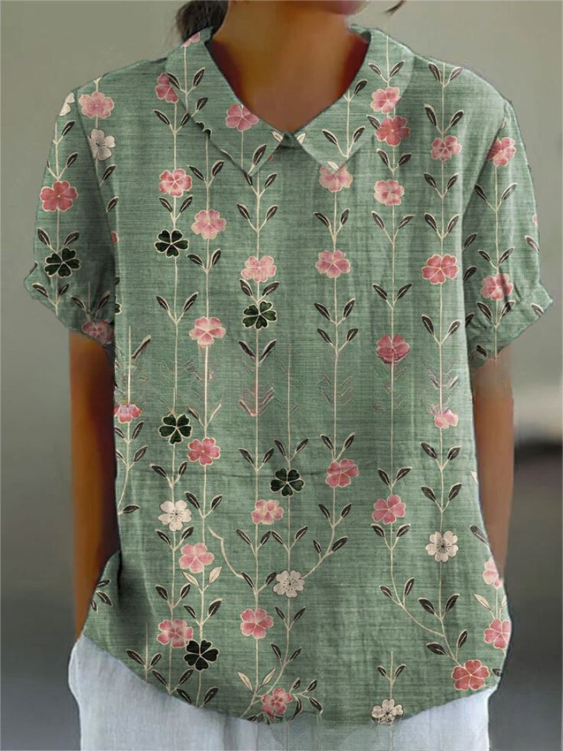 MARLENE™ – Vintage Print Shirt