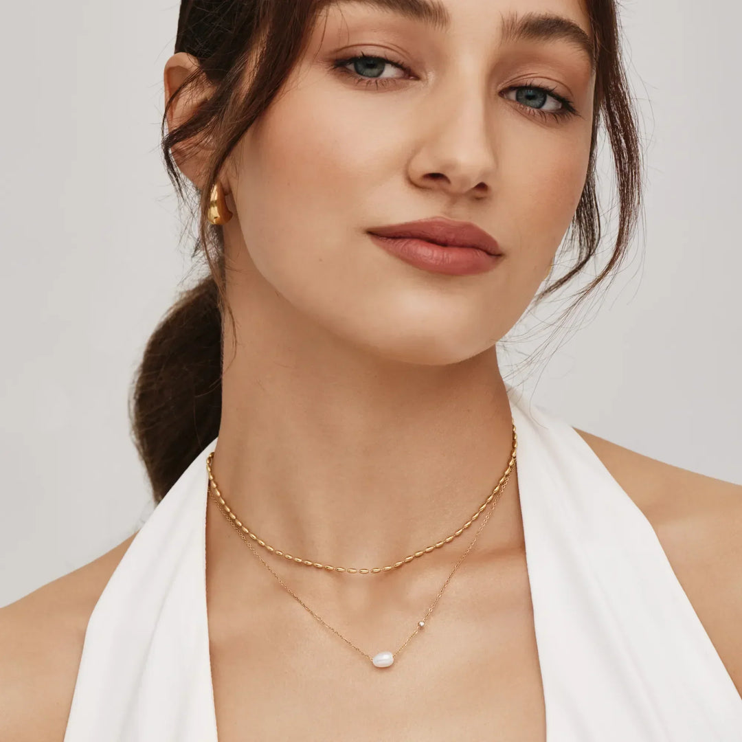 Dainty Freshwater Pearl Necklace