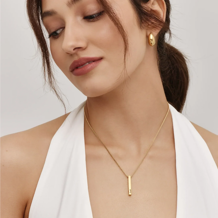 Love Note Pillar Necklace
