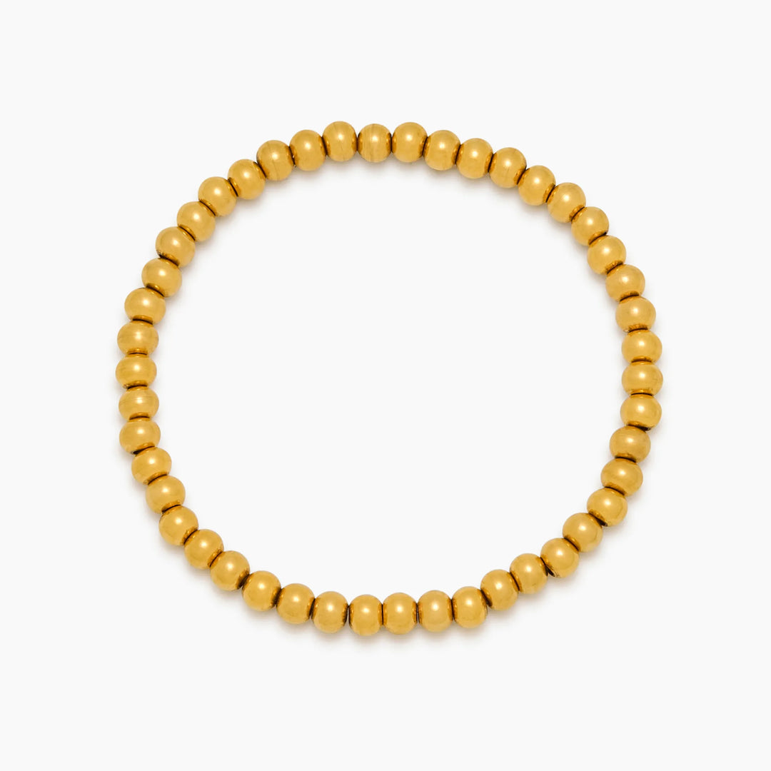 Gold Beaded Bracelet
