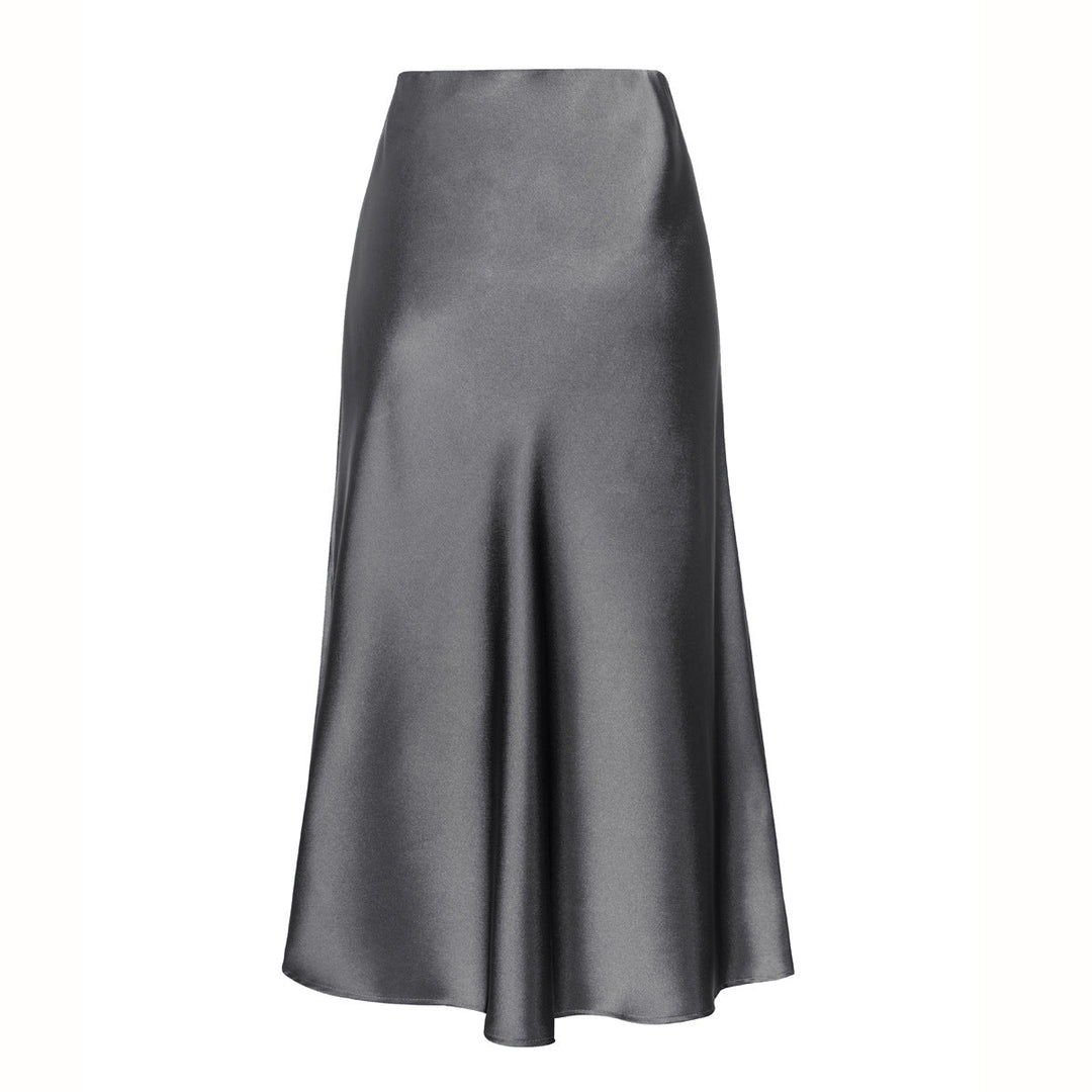 KEITH™ - Elegant High Waist Side Slit Midi Skirt