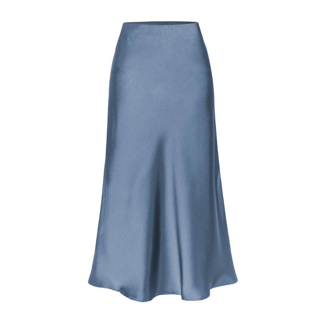 KEITH™ - Elegant High Waist Side Slit Midi Skirt