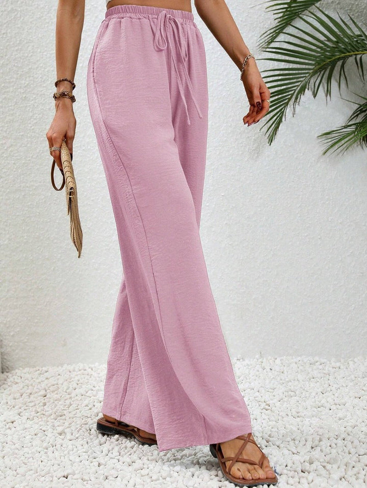 NIKU™ - Casual Wide Leg Drawstring Pants