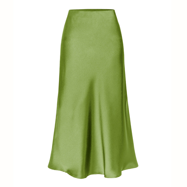 KEITH™ - Elegant High Waist Side Slit Midi Skirt