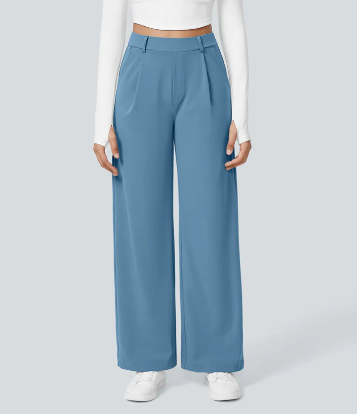 CHARMIE™ - Casual High Waist Straight Leg Pants