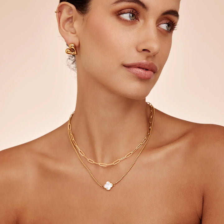 Pearl Clover Necklace