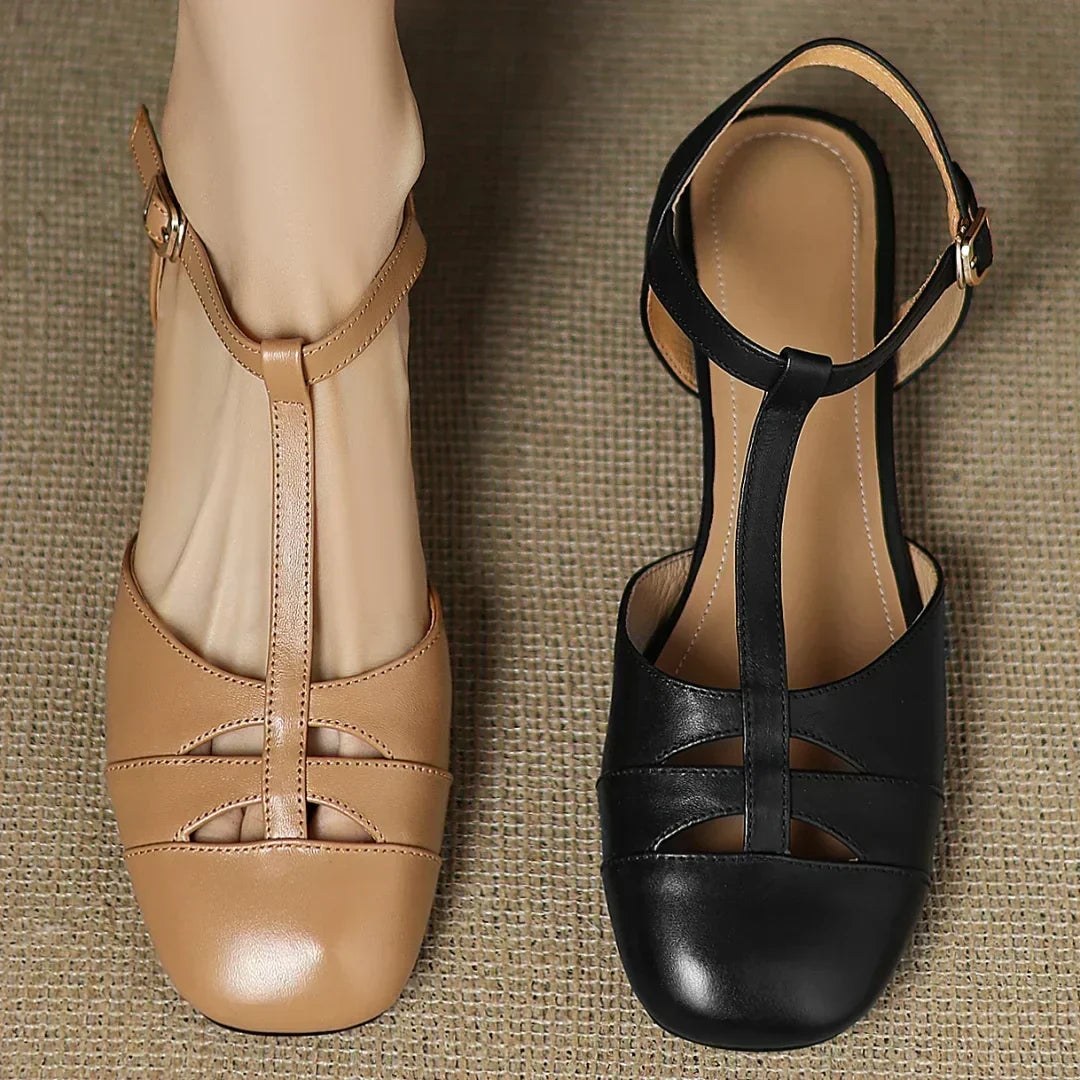 Isabella | Braided Leather Flats