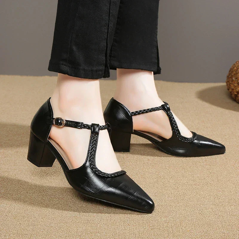 Vivienne | Classic T-Strap Shoes