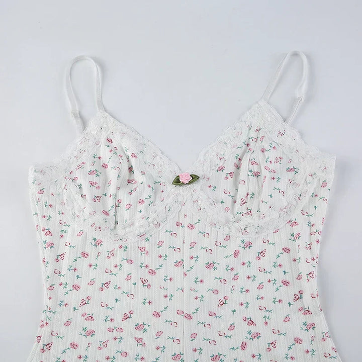 JOY™ – Dreamy Floral Sleeveless Bodysuit