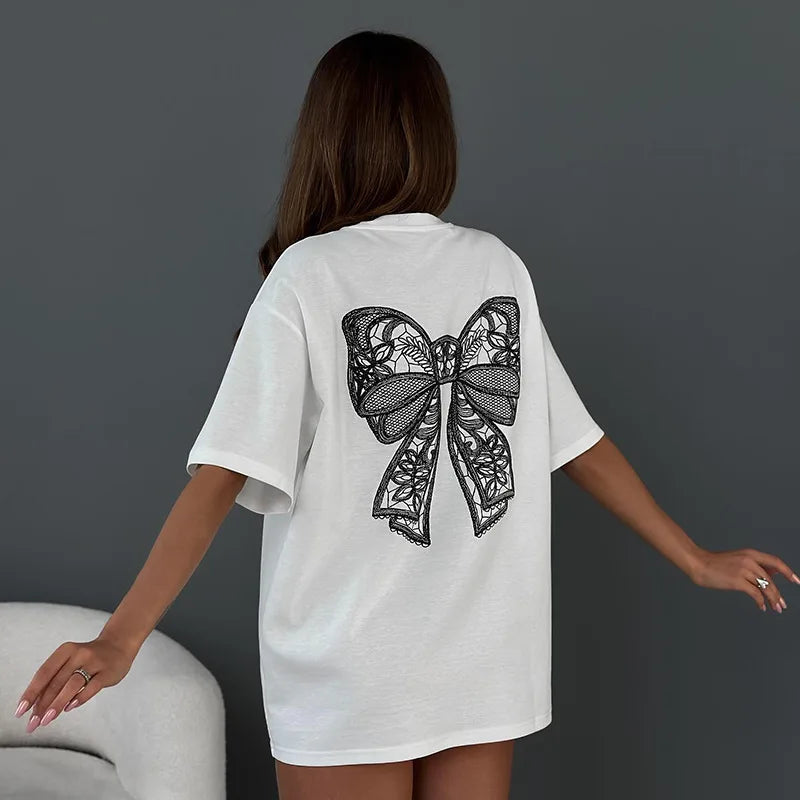 TALIE™ – Cute & Comfy Bow Tee
