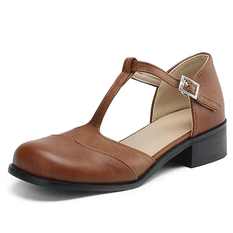 Margaux | Textured Leather Shoes