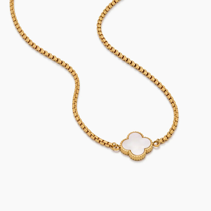 Pearl Clover Necklace
