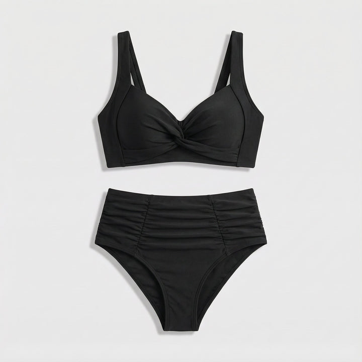 Fryderyka | Ruffled Bandeau Bikini