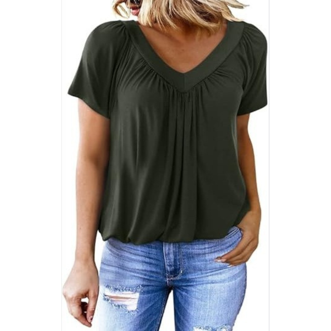 KATHLEEN™ - Casual V-Neck Top