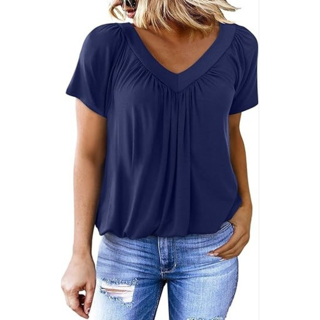 KATHLEEN™ - Casual V-Neck Top