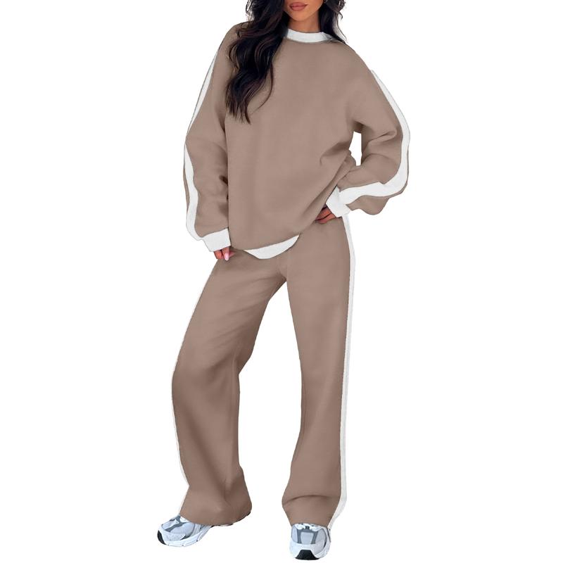 SANDI™ - Comfortable 2-Piece Lounge Set Sweatshirt & Straight Leg Pants