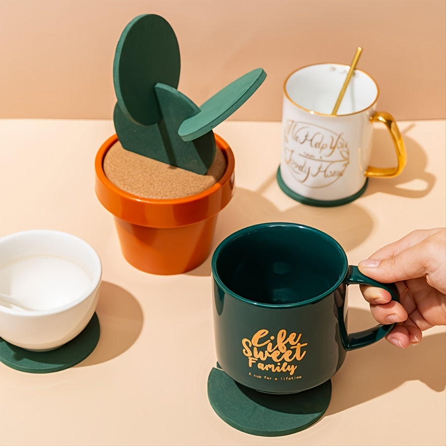 Cactus Coaster Plant Set