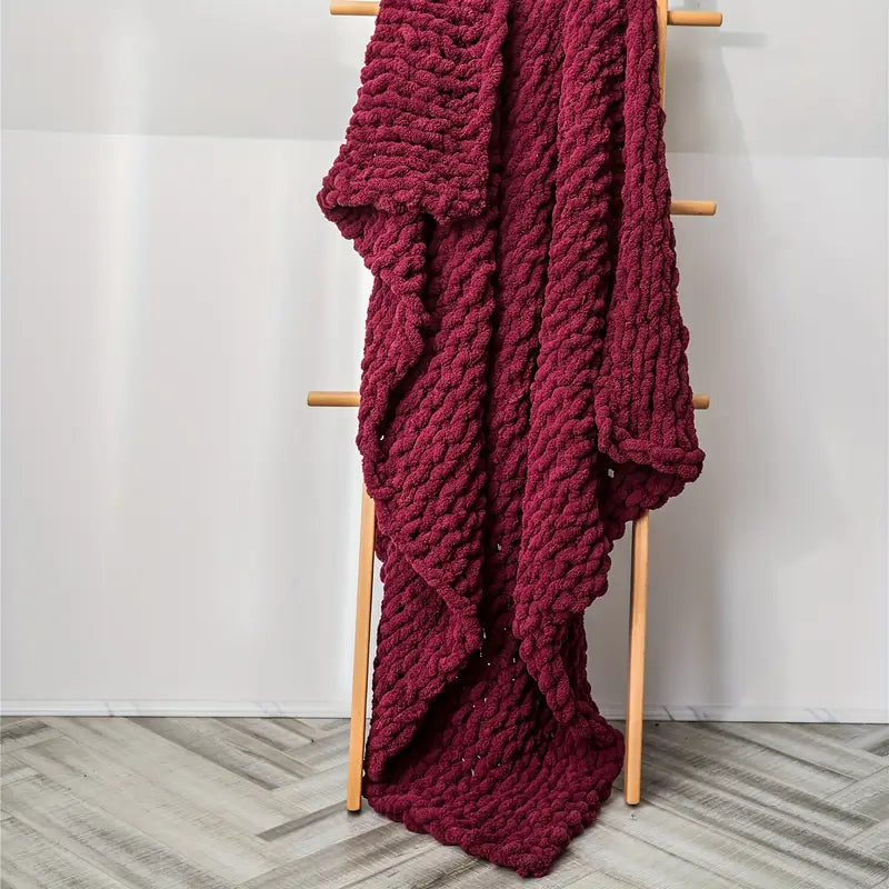Knot & Nest Chenille Throw Blanket