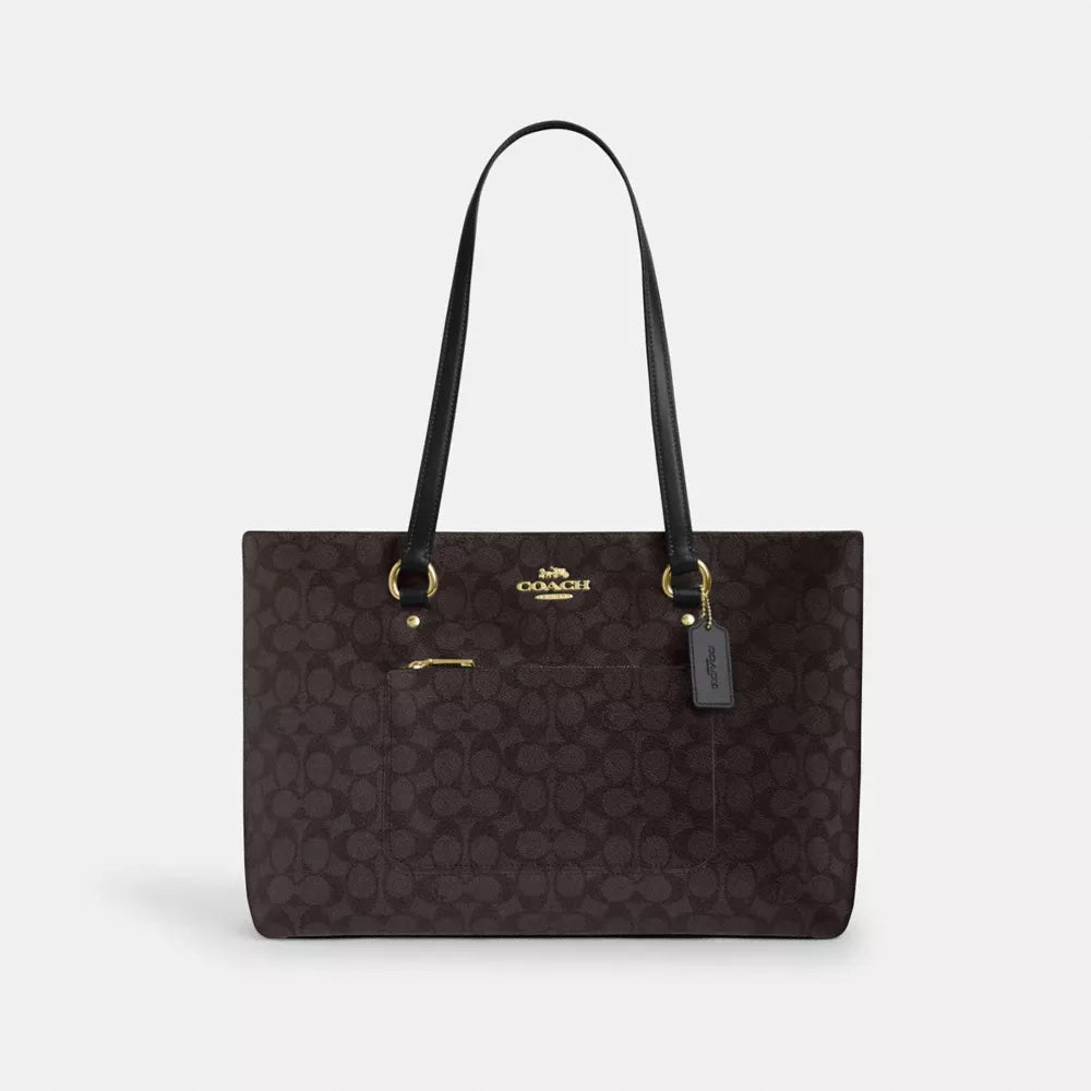 Coach Station Tote Bag In Signature Canvas